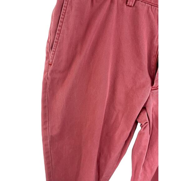 Polo Ralph Lauren Classic Fit Pink Red Pants 36 X 32 Salmon Chinos Men’s Preppy - Picture 6 of 10